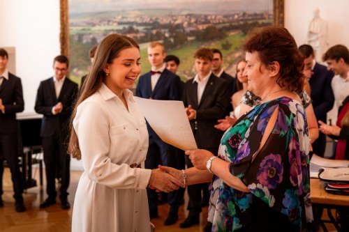 Předávání maturitních vysvědčení 10  